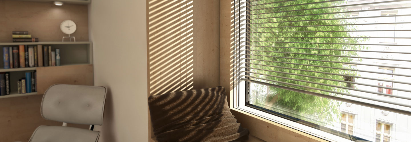 Windows with integrated blinds | integral blinds | Internorm GB